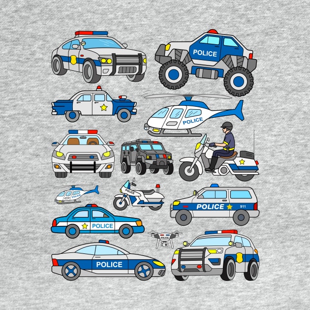 Police Car Design by samshirts